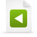 File, document, paper, green icon