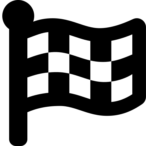 Flag, checkered icon