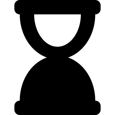 Hourglass, end icon