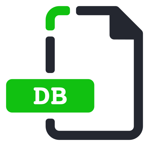Data, database, db, extension, file icon