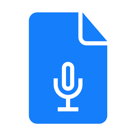 Document, recording icon