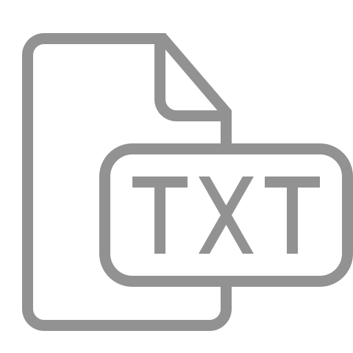Document, txt, file icon