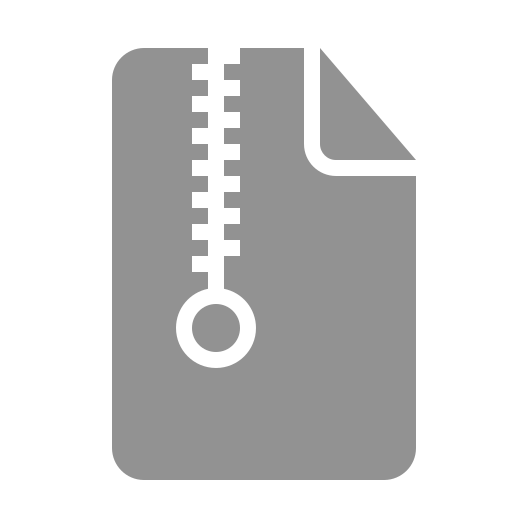 Document, zip icon