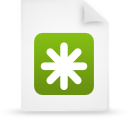File, document, paper, green icon