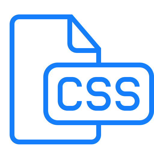 Document, file, css icon
