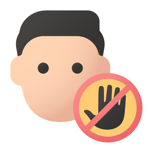 Covid, dont, face, healthcare, protection, touch icon