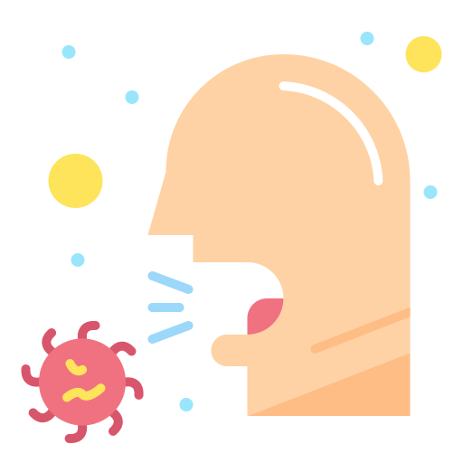 Cough, covid, healthcare, illness, sick, sneeze, virus icon