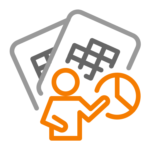 Business, files, management icon