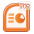Document, file, powerpoint, ppt icon