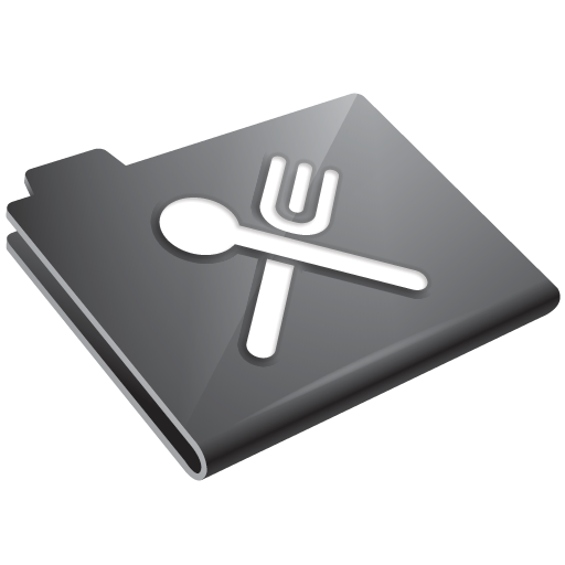 Food, grey, restaurant icon