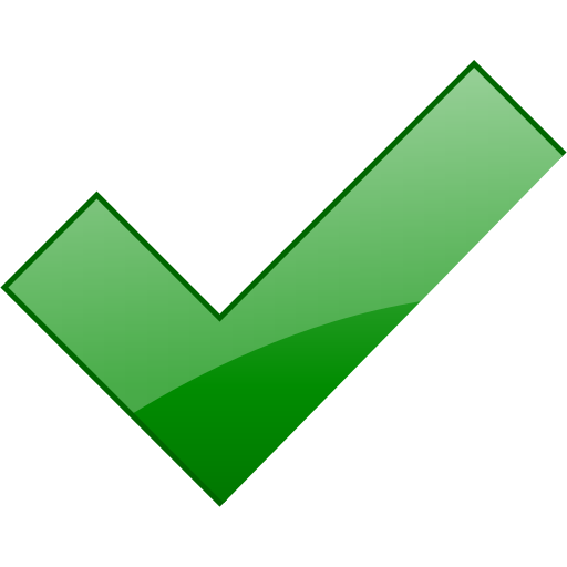 Ok, done, check icon