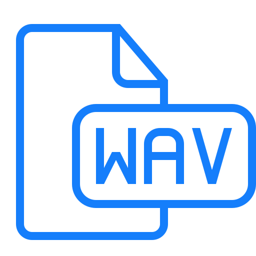 Document, wav, file icon