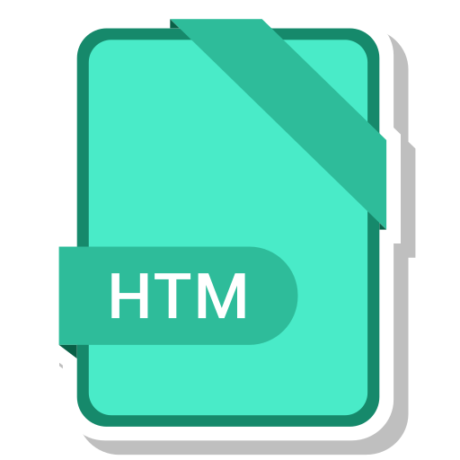 Document, file, htm, name icon