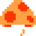 Mushroom, retro, super icon