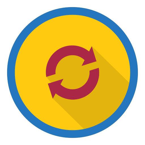 Reload, recycle, refresh, remove, synchronize icon