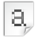 Font, pcf icon