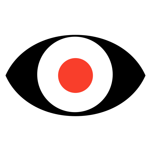 Eye, eyeball, view, watch icon