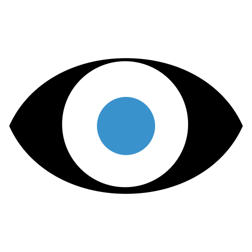 Eye, eyeball, view, watch icon