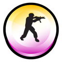Counter, strike, source, computer game icon