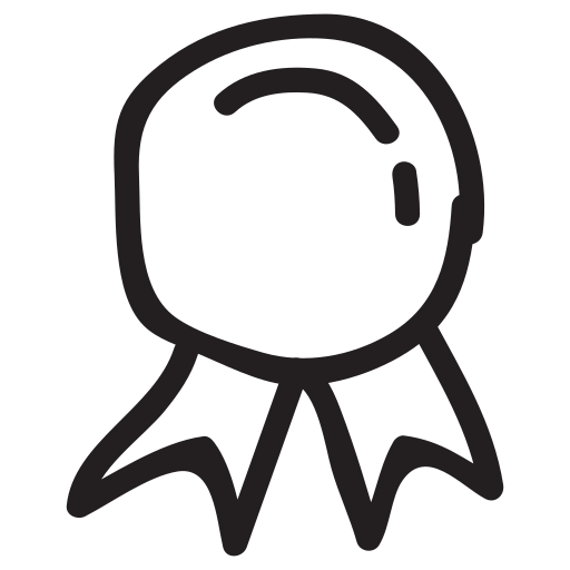Award, awardbadge, badge, guarantee, medal, ribbon, sticker icon