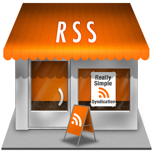Rss, shop, store icon