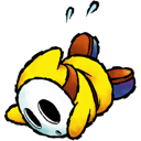 Shyguy, yellow icon
