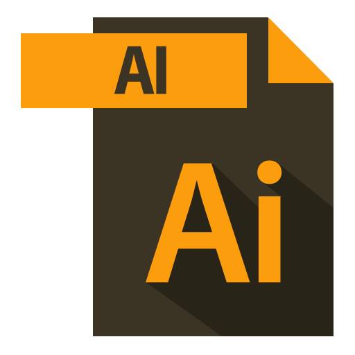 Adobe, ai extention, extention, file format icon