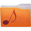 Folder, music icon