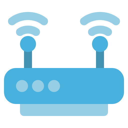 Computer, hardware, internet, router, signal, wifi icon