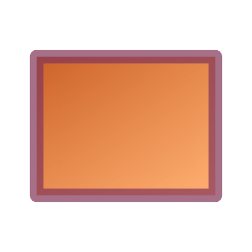 Draw, rectangle icon