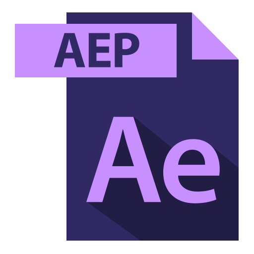 Adobe, aep, aep extention, extention, file format icon