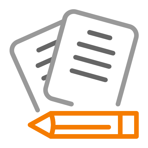 Doc, docx, files, odt, rtf, txt, word icon