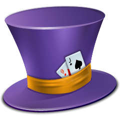 Cap, hat, poker icon