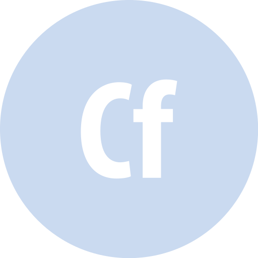 Adobe, coldfusion, round icon