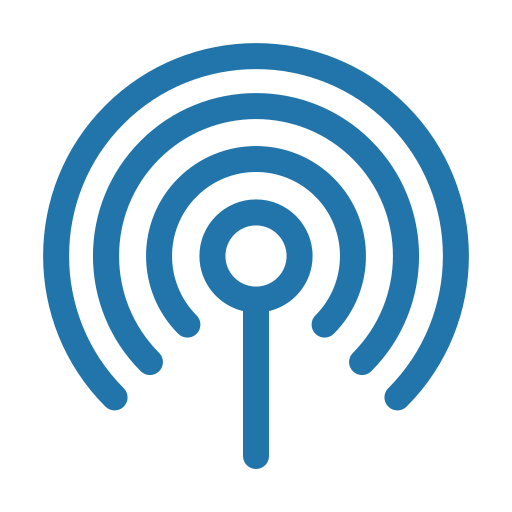 Antenna, internet, line icon