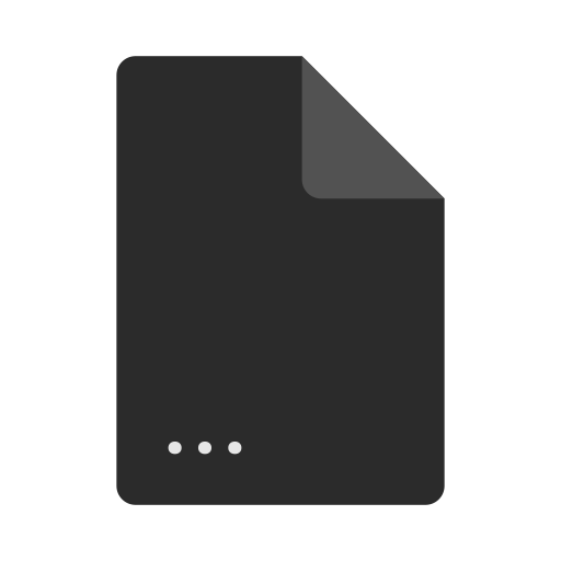Format, file, extension, blank icon