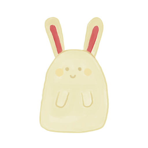 Ak, bunny, happy icon