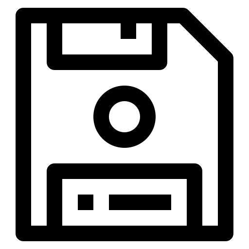 Disk, floppy, memory, storage icon