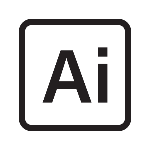 Adobe, extension, file, format, illustrator icon