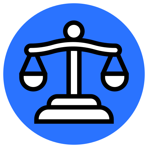 Law, legal, scales of justice, balance, crime, justice icon