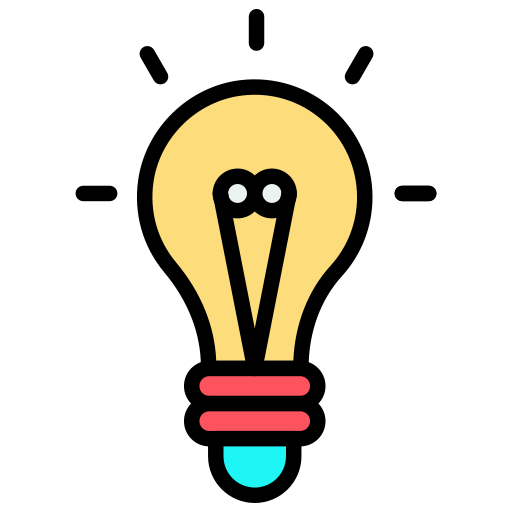 Bulb, business, idea, lamp, light icon