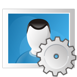 Settings, photo, image icon