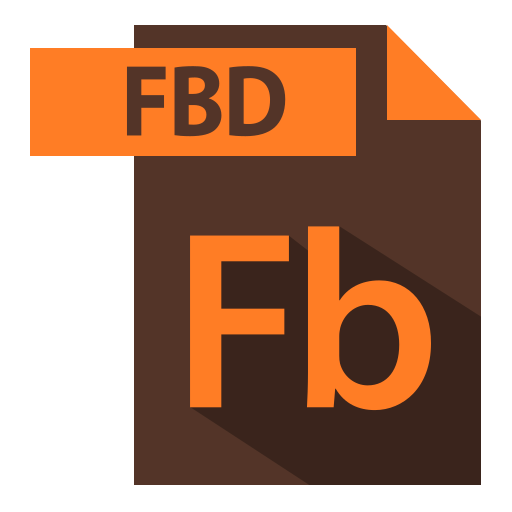 Adobe, extention, fbd extention, file format icon