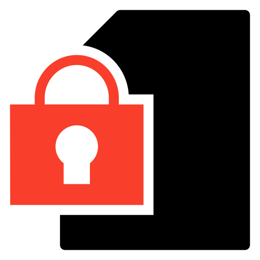 File, lock, locked, private icon