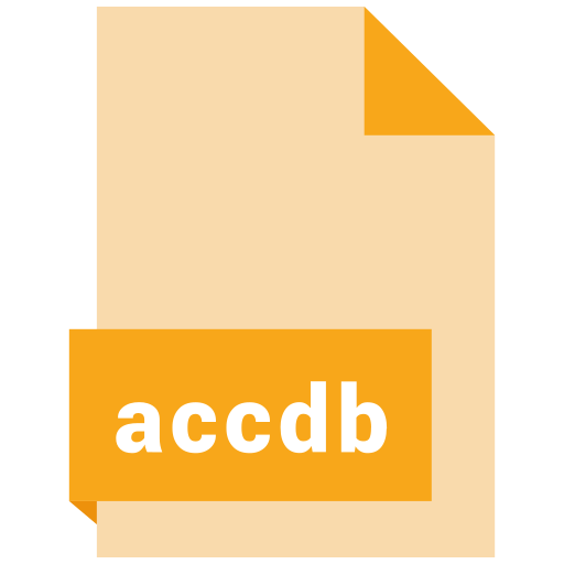 Accdb, file, format icon