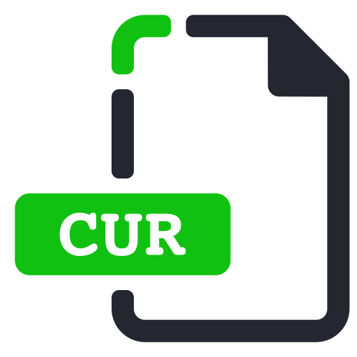 Cur, extension, file, system icon