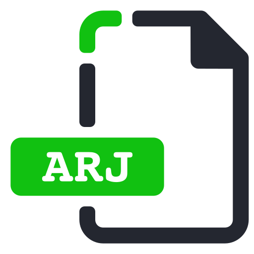 Arj, compressed, extension, file icon