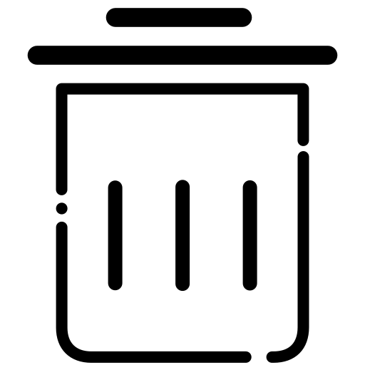 Bin, delete, dustbin, remove, trash, use me icon