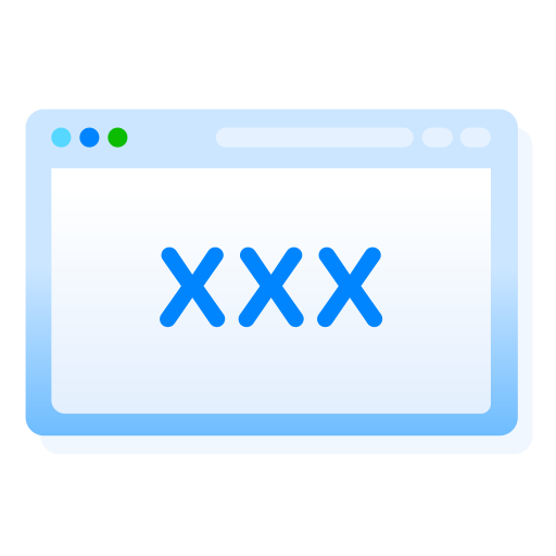 Adult, browser, content, website, window, xxx icon