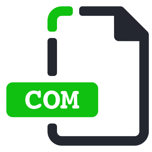 Com, executable, extension, file icon